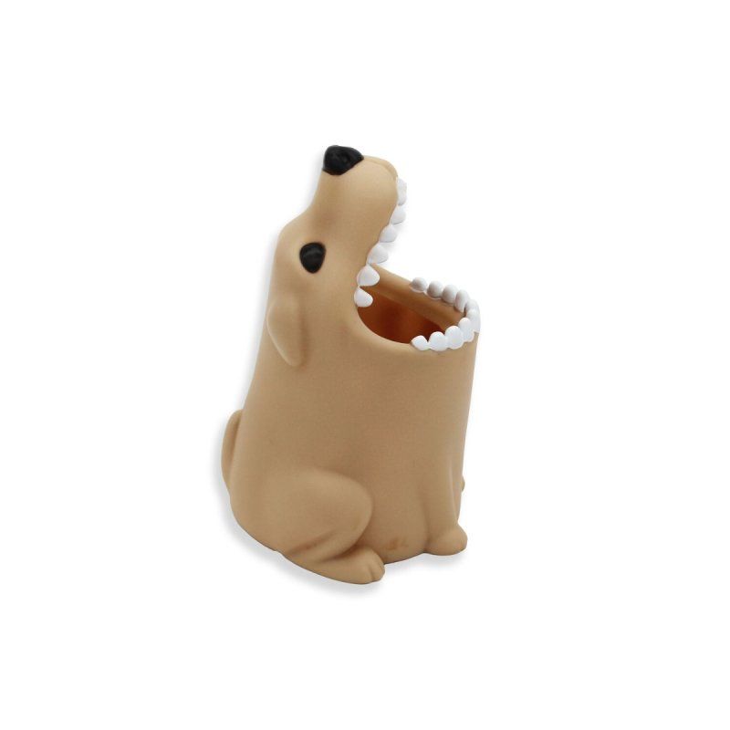 Winkee - Toothbrush Holder - Dog - Beige - Compact