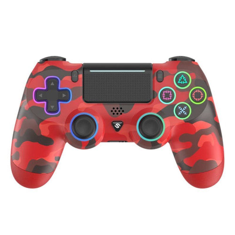Spawn - Playpro 4 Wireless Gamepad - Red Camo (PS4/PC/Mobile)