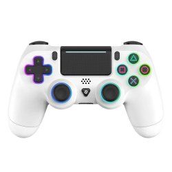 Spawn - Playpro 4 Wireless Gamepad - White (PS4/PC/Mobile)