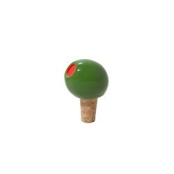 Doiy - Bottle Stopper - Olivia - Green and Red