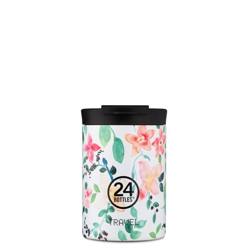 24Bottles - Travel Tumbler - Stone Finish - Little Buds - 350 ml
