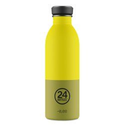 24Bottles Urban Daily usage 500 ml Silicone, Stainless steel Gold, Yellow