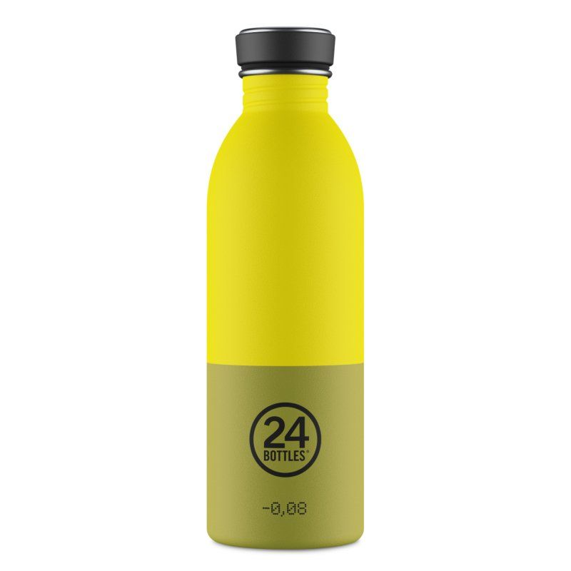 24Bottles Urban Daily usage 500 ml Silicone, Stainless steel Gold, Yellow
