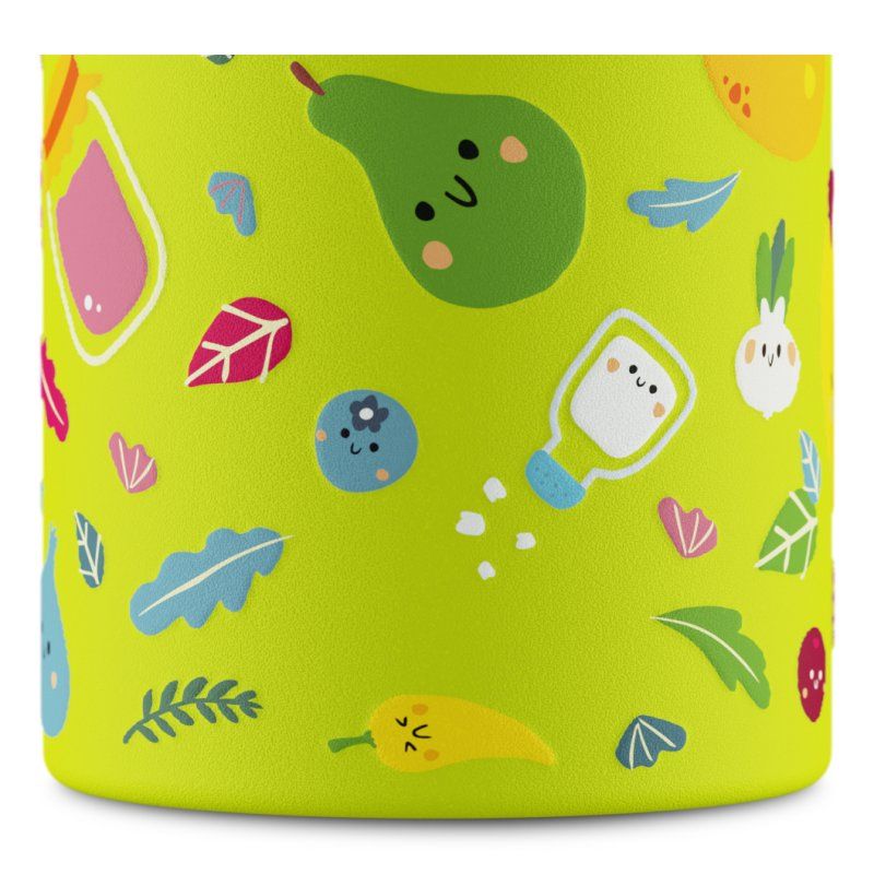 24Bottles Veggie Friends Daily usage 330 ml Polypropylene (PP), Silicone, Stainless steel Light Green