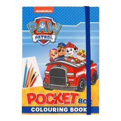 Paw Patrol - Coloring Book Pocket - Blue (1345)