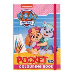 Paw Patrol - Coloring Book Pocket - Pink (1347)