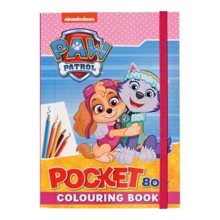 Paw Patrol - Coloring Book Pocket - Pink (1347)