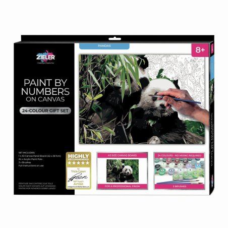 Zieler - Paint By Numbers - Panda (609299438)