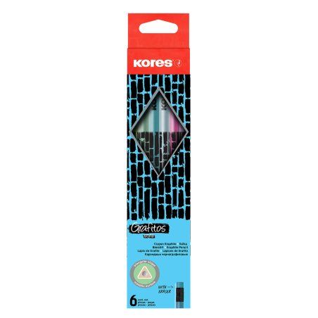 Kores - Style Cracked Pencils - 6-pack (792813)