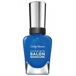 Sally Hansen Complete Salon Manicure Nail Polish 531 Dark Hue-mor Nourishing Dark Blue Metallic 15g