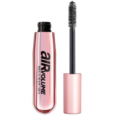 L'Oreal Paris Makeup Air Volume Mega Mascara Lightweight Long-lasting Volumizing Mascara 0.3 Fl Oz Washable Black Brown