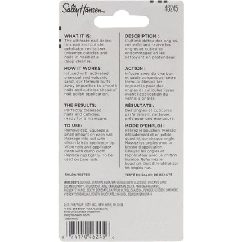 Sally Hansen Nail Rehab Charcoal Resurfacer 0.4oz