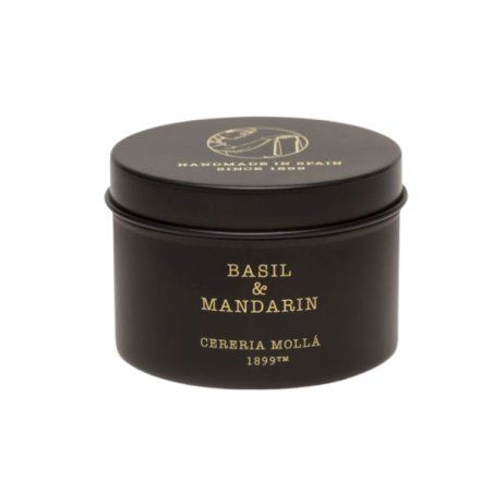 Cereria Molla Basil & Mandarin, Lumanare Parfumata Travel, 90gr