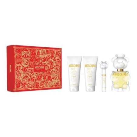 Set Moschino Toy 2, Unisex, Eau de Parfum 100ml Lotiune pentru Corp 100ml Eau de Parfum 10ml Gel de Dus 100ml