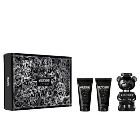 Set Moschino Toy Boy, Barbati, Eau de Parfum 50ml Balmsam After Shave50ml Gel de Dus 50ml