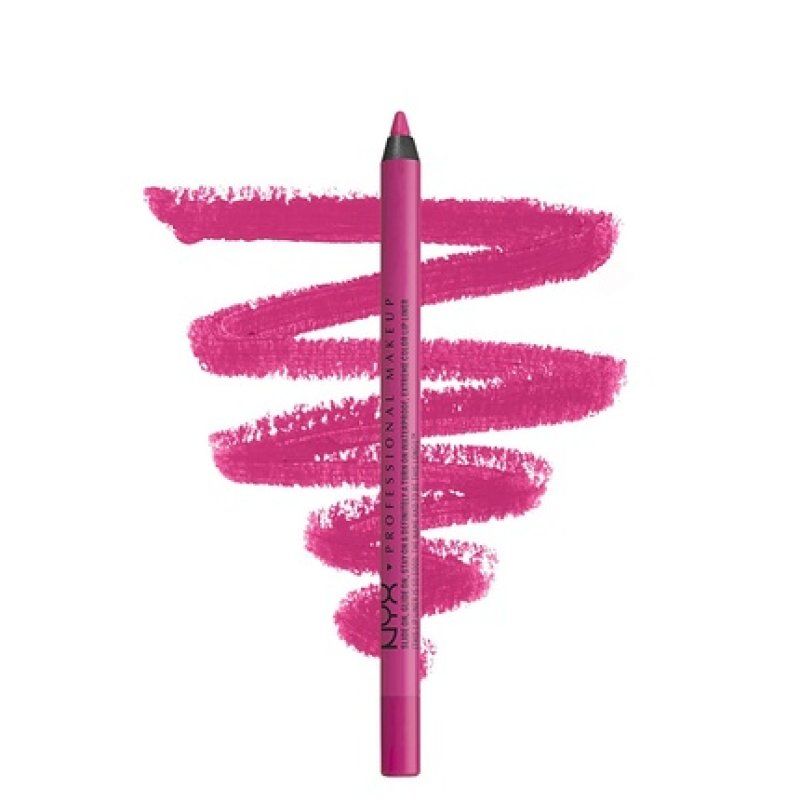 NYX Professional Makeup Slide On Lip Pencil Lip Liner Disco Rage Hot Pink 0.04oz
