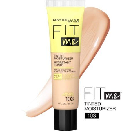 Maybelline Fit Me Tinted Moisturizer Natural Coverage Face Makeup 103 1 Fl Oz