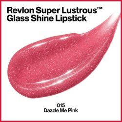Revlon Super Lustrous Glass Shine Lipstick Flawless Moisturizing Lip Color with Aloe Hyaluronic Acid and Rose Quartz 1