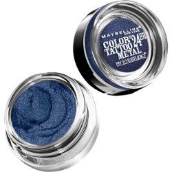 Maybelline New York Eye Studio Color Tattoo Metal 24 Hour Cream Gel Eyeshadow 0.14 Ounce Electric Blue