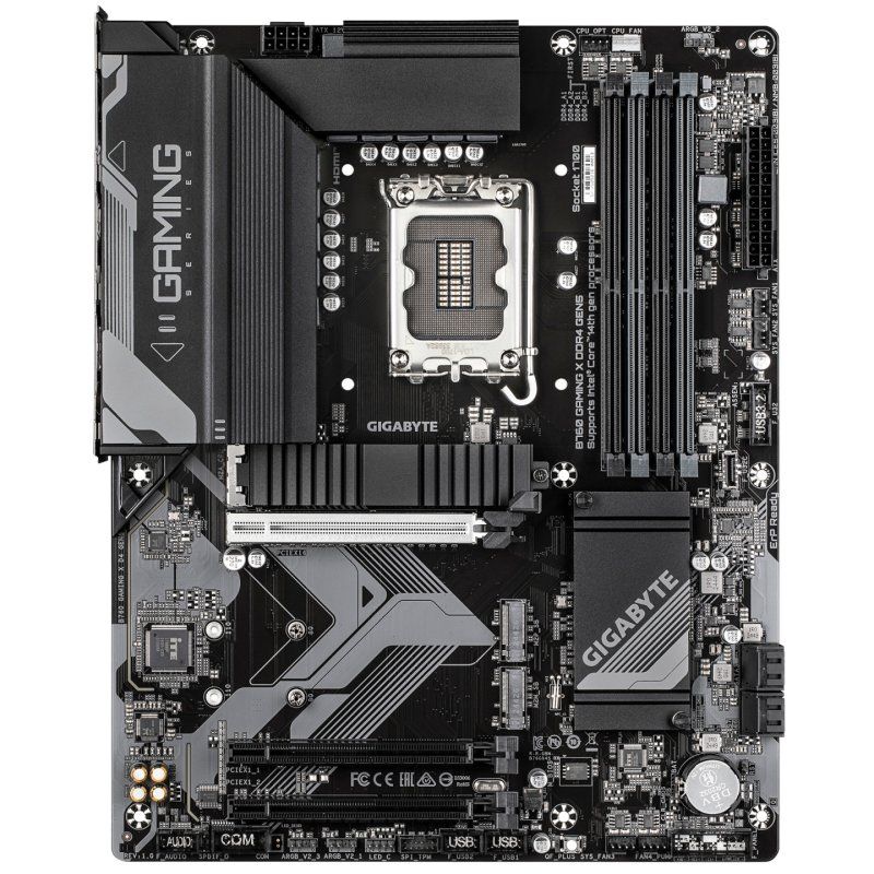 GIGABYTE B760 GAMING X DDR4 GEN5 Motherboard - Supports 14th Gen. Intel Core CPUs, 8 1 1 phases VRM, up to 5333MHz DDR4