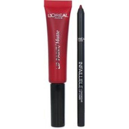 L'Oreal Paris Infallible Matte Lip Paint Lipliner 205 Apocalypse Red
