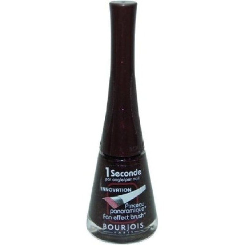 Bourjois 1 Seconde Nail Polish 9 Prune 8ml Black