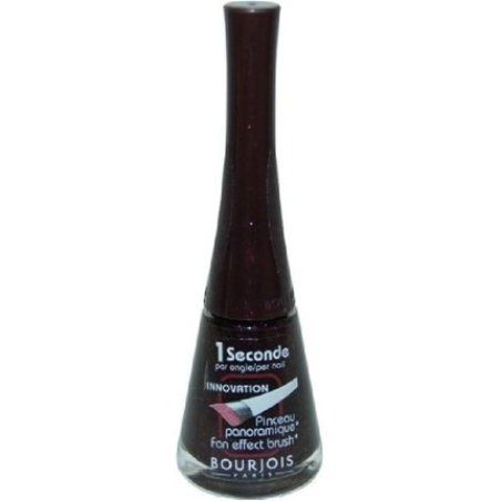Bourjois 1 Seconde Nail Polish 9 Prune 8ml Black