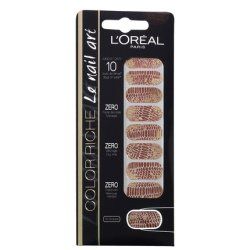 L'Oréal Paris Color Riche Nail Sticker 006 Chic Python 1 Piece Gold