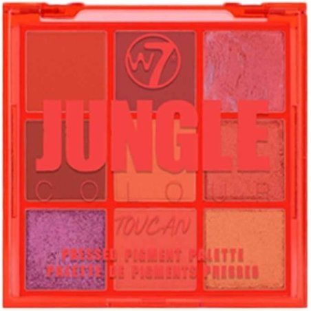 W7 Jungle Colour Pressed Pigment Eyeshadow Palette Toucan