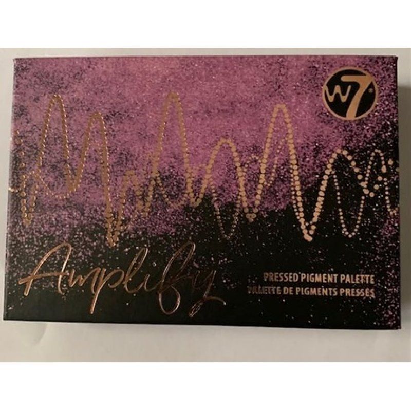 W7 Amplify Pressed Pigment Eyeshadow Palette Unmistakable