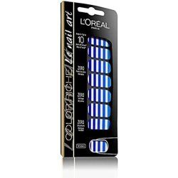 L'Oreal Paris Color Riche Nail Art 5 French Marinie Nail Stickers in Blue