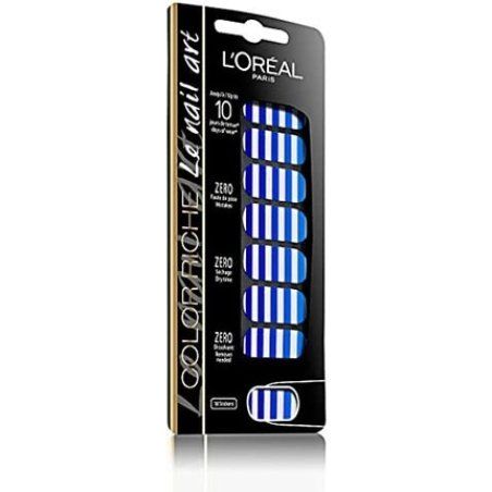 L'Oreal Paris Color Riche Nail Art 5 French Marinie Nail Stickers in Blue