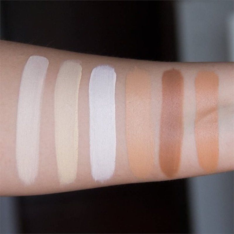 Freedom Makeup Lighting and Contour Palette Pro Strobe Contour Cream Kit with Brush 15g