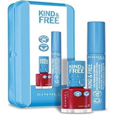 Rimmel London Kind & Free Enamel Kind & Free Poppy Pop Red Mascara Gift Kit
