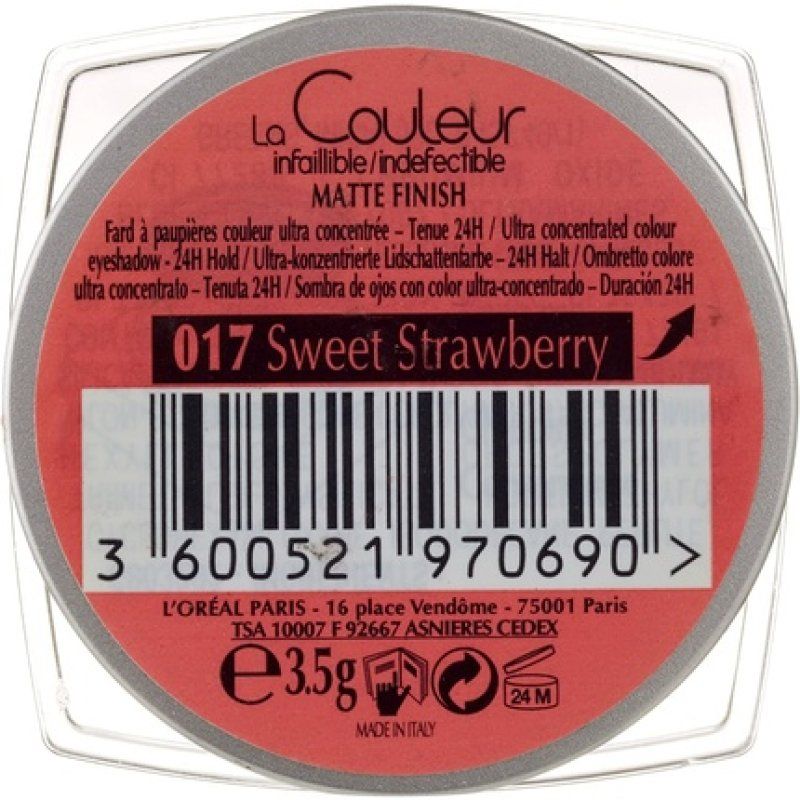 L'Oreal Infallible Fresh Eyeshadow Shade 17