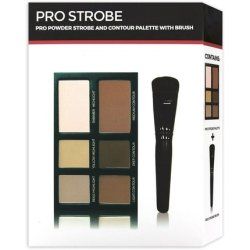 Freedom Makeup London Pro Strobe and Contour Powder Palette with Brush