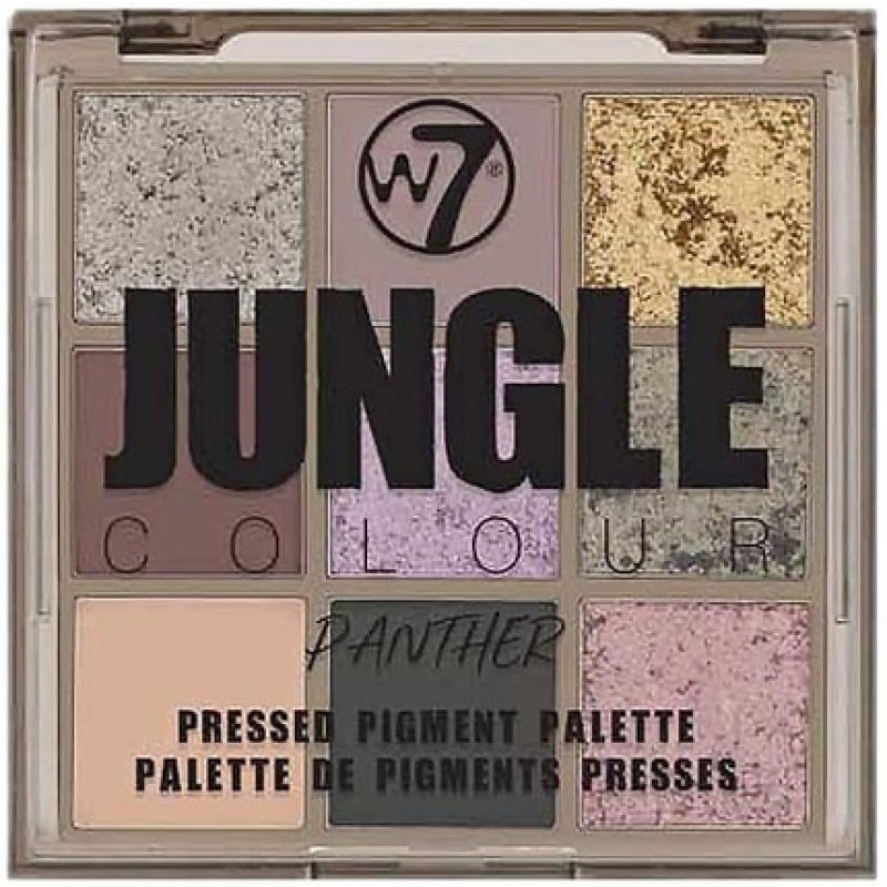 W7 Jungle Colour Pressed Pigment Eyeshadow Palette Panther