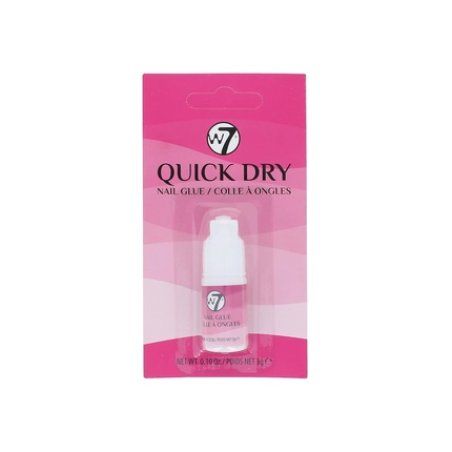 W7 Quick Dry Nail Glue 3g Tube Nontoxic For Artificial Nails