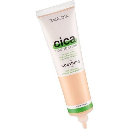 Collection Cosmetics Hydrating Cica Foundation with Anti-Redness Vegan 30ml Cashew