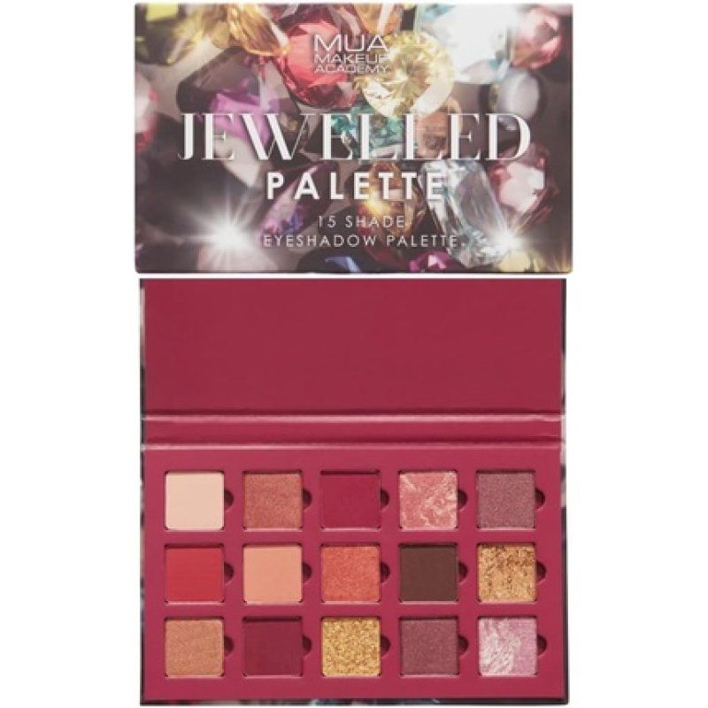 MUA 15 Shade Eyeshadow Palette Jewelled