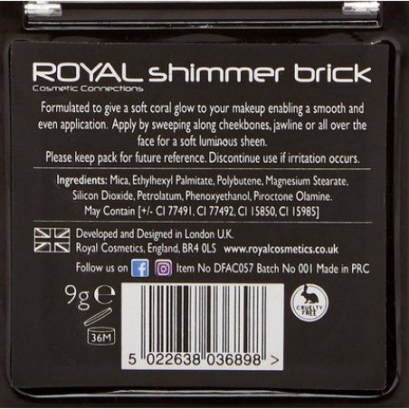 Royal Cosmetics Connections Shimmer Brick 9g
