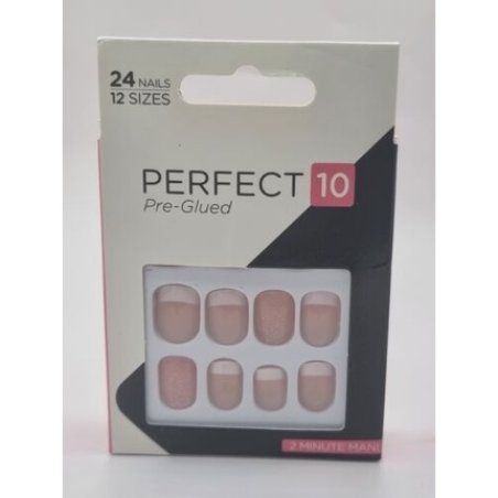 Perfect 10 Pre-Glued False Nails Lost in Paris B29 AEI