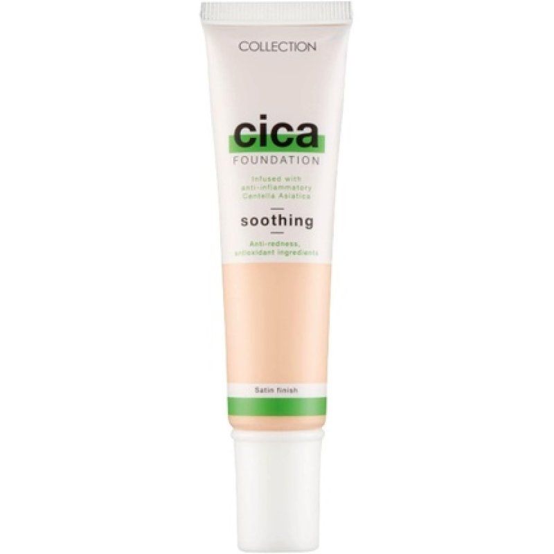 Collection Cosmetics Hydrating Medium Coverage Cica Foundation Infused with Anti-Redness 30ml Extra Fair
