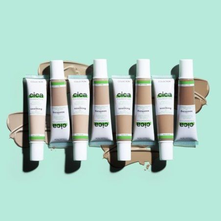 Collection Cosmetics Hydrating Medium Coverage Cica Foundation Infused with Anti-Redness Vegan Foundation 30ml Ivory