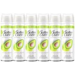 Gillette Satin Care Shave Gel Avocado Twist 6 X 200 Ml