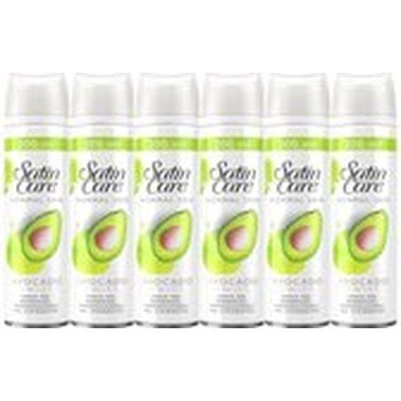 Gillette Satin Care Shave Gel Avocado Twist 6 X 200 Ml