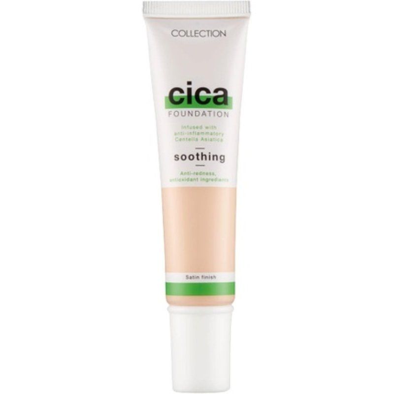 Collection Cosmetics Hydrating Medium Coverage Cica Foundation Infused with Anti-Redness 30ml Porcelain