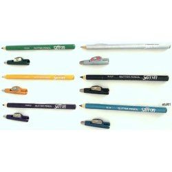 Saffron Glitter Women's Eyeliner Make Up Pencil with Sharpener