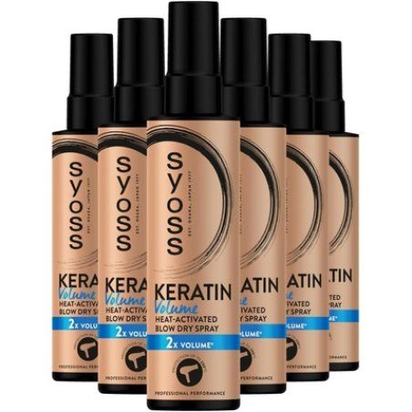 Syoss Keratin & Volume Heat Protection Spray 200ml