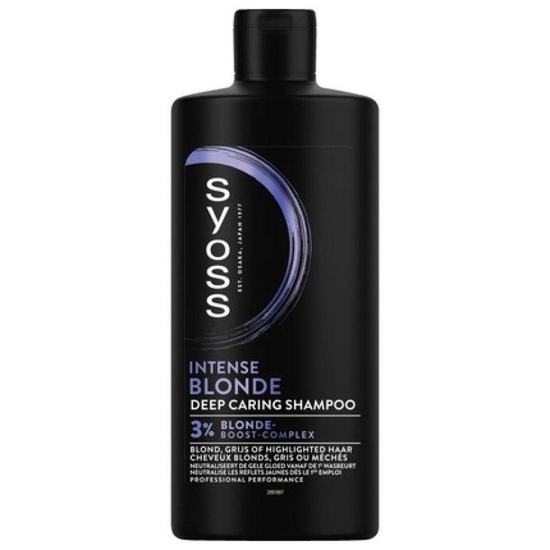 Syoss Intense Blonde Deep Caring Shampoo 440ml